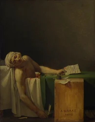 Marat mördad